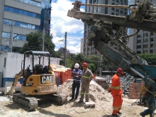 Obra Linha Metrô Lote 05 - Estação Moema - SP